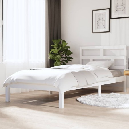Giroletto Bianco in Legno Massello di Pino 100x200 cm