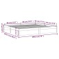 Giroletto Bianco in Legno Massello 180x200 cm 6FT Super King Giroletto Bianco in Legno Massello 180x200 cm 6FT Super King