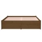 Giroletto Miele in Legno Massello 120x190 cm 4FT Small Double Giroletto Miele in Legno Massello 120x190 cm 4FT Small Double