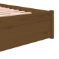 Giroletto Miele in Legno Massello 120x190 cm 4FT Small Double Giroletto Miele in Legno Massello 120x190 cm 4FT Small Double