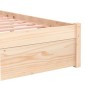 Giroletto in Legno Massello 75x190 cm 2FT6 Piccolo Singolo Giroletto in Legno Massello 75x190 cm 2FT6 Piccolo Singolo
