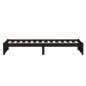 Giroletto Nero in Legno Massello 90x190 cm 3FT Single Giroletto Nero in Legno Massello 90x190 cm 3FT Single