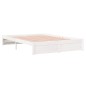 Giroletto Bianco in Legno Massello 160x200 cm Giroletto Bianco in Legno Massello 160x200 cm