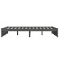 Giroletto Grigio in Legno Massello 135x190 cm 4FT6 Double
