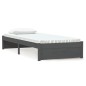 Giroletto Grigio Legno Massello 75x190 cm 2FT6 Piccolo Singolo Giroletto Grigio Legno Massello 75x190 cm 2FT6 Piccolo Singolo