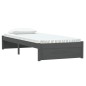 Giroletto Grigio Legno Massello 75x190 cm 2FT6 Piccolo Singolo Giroletto Grigio Legno Massello 75x190 cm 2FT6 Piccolo Singolo