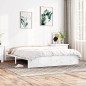 Giroletto Bianco in Legno Massello 180x200 cm 6FT Super King Giroletto Bianco in Legno Massello 180x200 cm 6FT Super King