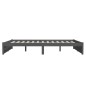 Giroletto Grigio in Legno Massello 150x200 cm 5FT King Size Giroletto Grigio in Legno Massello 150x200 cm 5FT King Size