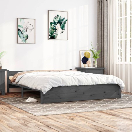 Giroletto Grigio in Legno Massello 200x200 cm