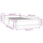 Giroletto con Cassetti Grigio 90x200 cm Giroletto con Cassetti Grigio 90x200 cm