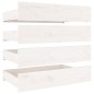 Giroletto con Cassetti Bianco 140x190 cm Giroletto con Cassetti Bianco 140x190 cm