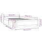 Giroletto con Cassetti Miele 100x200 cm Giroletto con Cassetti Miele 100x200 cm