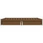 Giroletto con Cassetti Miele 135x190 cm 4FT6 Double Giroletto con Cassetti Miele 135x190 cm 4FT6 Double