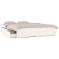 Giroletto con Cassetti Bianco 150x200 cm 5FT King Size Giroletto con Cassetti Bianco 150x200 cm 5FT King Size