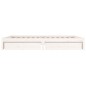 Giroletto con Cassetti Bianco 150x200 cm 5FT King Size Giroletto con Cassetti Bianco 150x200 cm 5FT King Size