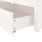 Giroletto con Cassetti Bianco 150x200 cm 5FT King Size Giroletto con Cassetti Bianco 150x200 cm 5FT King Size