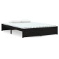 Giroletto Nero in Legno Massello 140x190 cm Giroletto Nero in Legno Massello 140x190 cm