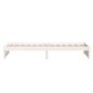 Giroletto Bianco in Legno Massello 90x190 cm 3FT Singolo Giroletto Bianco in Legno Massello 90x190 cm 3FT Singolo