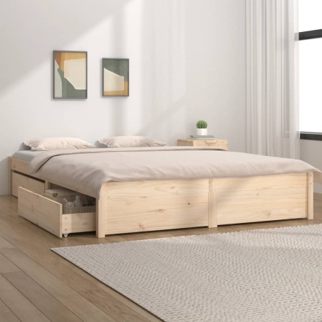 Giroletto con Cassetti 135x190 cm 4FT Double