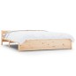 vidaXL Giroletto in Legno Massello 150x200 cm King Size vidaXL Giroletto in Legno Massello 150x200 cm King Size