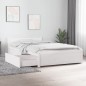 Giroletto con Cassetti Bianco 90x200 cm Giroletto con Cassetti Bianco 90x200 cm