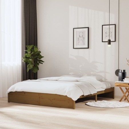 Giroletto Miele in Legno Massello 180x200 cm 6FT Super King