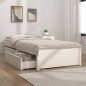 Giroletto con Cassetti Bianco 90x200 cm Giroletto con Cassetti Bianco 90x200 cm