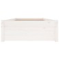 Giroletto con Cassetti Bianco 90x200 cm Giroletto con Cassetti Bianco 90x200 cm