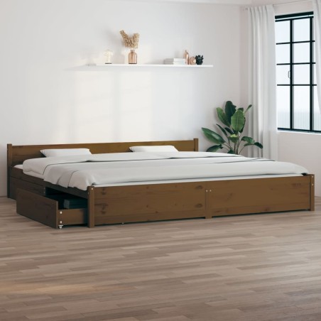 Giroletto con Cassetti Miele 200x200 cm
