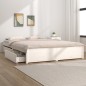 Giroletto con Cassetti Bianco 140x190 cm Giroletto con Cassetti Bianco 140x190 cm