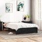 Giroletto Nero in Legno Massello 140x200 cm Giroletto Nero in Legno Massello 140x200 cm