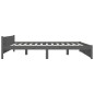 Giroletto Grigio in Legno Massello 180x200 cm 6FT Super King Giroletto Grigio in Legno Massello 180x200 cm 6FT Super King