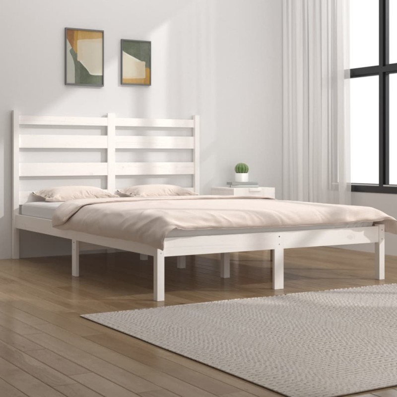 Giroletto Bianco in Legno Massello di Pino 140x190 cm Giroletto Bianco in Legno Massello di Pino 140x190 cm