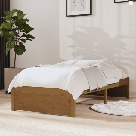 Giroletto Miele in Legno Massello 75x190cm 2FT6 Piccolo Singolo