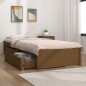 Giroletto con Cassetti Miele 90x200 cm Giroletto con Cassetti Miele 90x200 cm