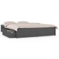 Giroletto con Cassetti Grigio 150x200 cm 5FT King Size