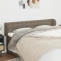 Testiera ad Orecchio Tortora 183x23x78/88 cm in Tessuto Testiera ad Orecchio Tortora 183x23x78/88 cm in Tessuto