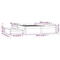 Giroletto con Cassetti Grigio 150x200 cm 5FT King Size