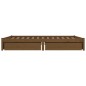 Giroletto con Cassetti Miele 120x190 cm 4FT Small Double Giroletto con Cassetti Miele 120x190 cm 4FT Small Double