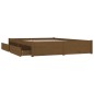 Giroletto con Cassetti Miele 120x190 cm 4FT Small Double Giroletto con Cassetti Miele 120x190 cm 4FT Small Double