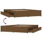 Giroletto con Cassetti Miele 120x190 cm 4FT Small Double Giroletto con Cassetti Miele 120x190 cm 4FT Small Double