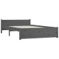 Giroletto con Cassetti Grigio 120x200 cm Giroletto con Cassetti Grigio 120x200 cm