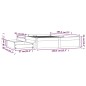 Giroletto con Cassetti Grigio 135x190 cm 4FT6 Double