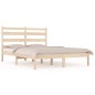 vidaXL Giroletto in Legno Massello di Pino 120x190cm Small Double vidaXL Giroletto in Legno Massello di Pino 120x190cm Small Double