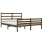 Giroletto Miele in Legno Massello Pino 150x200 cm 5FT King Size Giroletto Miele in Legno Massello Pino 150x200 cm 5FT King Size