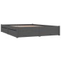 Giroletto con Cassetti Grigio 140x190 cm Giroletto con Cassetti Grigio 140x190 cm