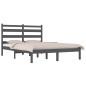 Giroletto Grigio in Legno Massello di Pino 200x200 cm