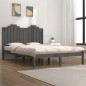 Giroletto Grigio in Legno Massello Pino 150x200cm 5FT King Size Giroletto Grigio in Legno Massello Pino 150x200cm 5FT King Size