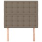 vidaXL Testiera 2 pz Tortora 90x5x78/88 cm in Tessuto vidaXL Testiera 2 pz Tortora 90x5x78/88 cm in Tessuto