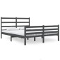 Giroletto Grigio in Legno Massello Pino 150x200cm 5FT King Size Giroletto Grigio in Legno Massello Pino 150x200cm 5FT King Size